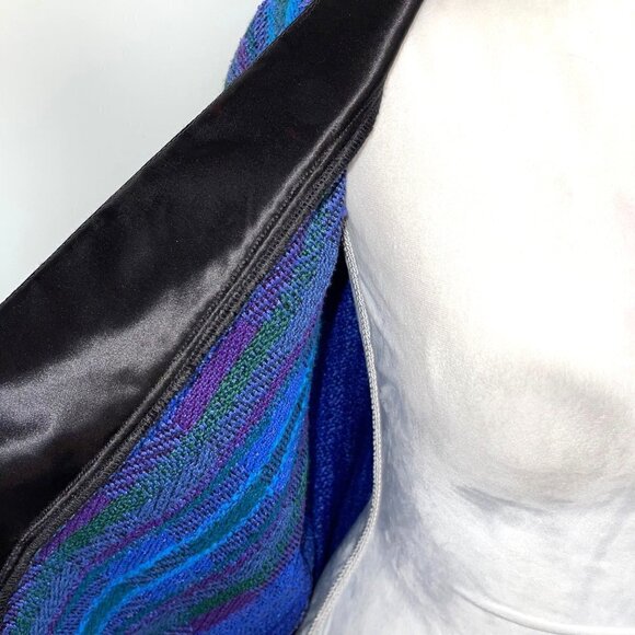 Arna Shaw Weaver Blazer Womens Size Medium Large Art To Wear Handwoven Button - Picture 6 of 10